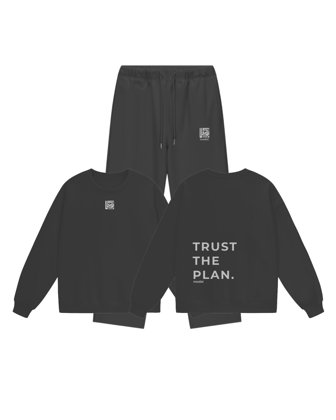 Tawakkul Fleece Crewneck Set