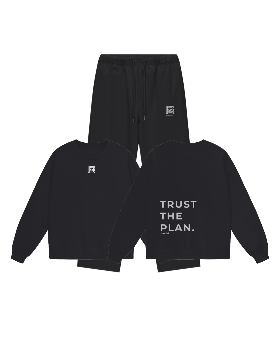 Tawakkul Fleece Crewneck Set